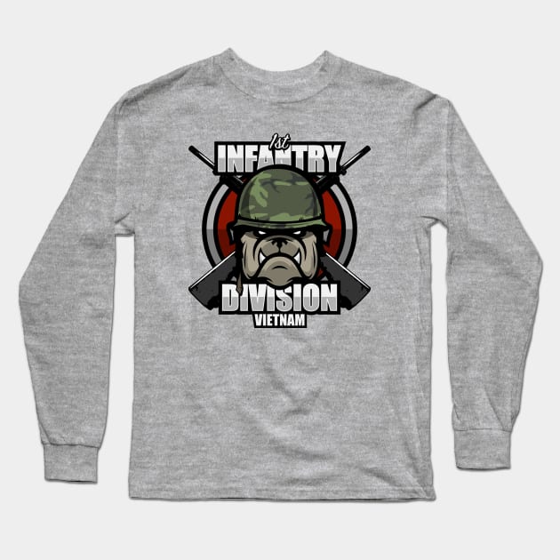 1st Infantry Division Vietnam Long Sleeve T-Shirt by TCP